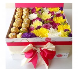 Коробка с цветами №2